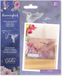 Crafter's Companion Hummingbird leimasin- ja stanssisetti Sweet Hummingbird