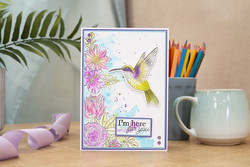 Crafter's Companion Hummingbird leimasin- ja stanssisetti Sweet Hummingbird