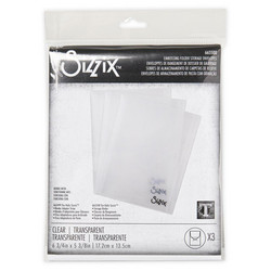 Sizzix Plastic Storage Envelopes, säilytystaskut kohokansioille, 3 kpl