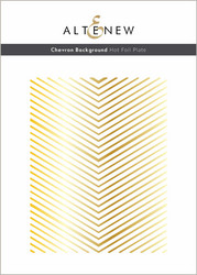 Altenew Chevron Background Hot Foil -kuviolevy