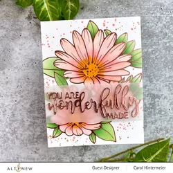 Altenew Vibrant Florals Hot Foil -kuviolevy