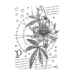 Crafty Individuals leimasin P is for Passion