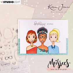 Studio Light Karin Joan stanssi- ja leimasinsetti Betty Missees