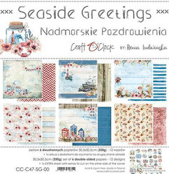 Craft O'clock paperipakkaus Seaside Greetings 12
