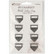 49 and Market Curators Essential Metal Index Clips -klipsit, Aged Silver