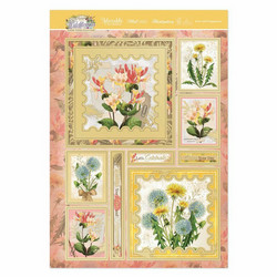 Hunkydory Forever Florals Wildflowers Luxury Topper -pakkaus, Love & Happiness