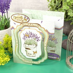 Hunkydory Forever Florals Lavender Luxury Topper -pakkaus, Relax & Unwind
