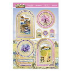 Hunkydory Watercolor Escapes Luxury Topper -pakkaus, Summer Days
