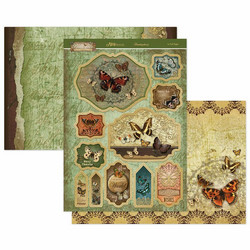 Hunkydory Flight of the Butterflies Mirri Luxury Topper -pakkaus, In Full Flight