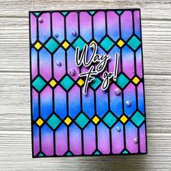 Pinkfresh Studio Hot Foil -kuviolevy Scripted Sentiments