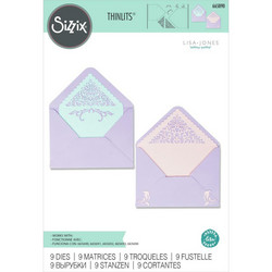 Sizzix Thinlits stanssisetti Lace Envelope Liners