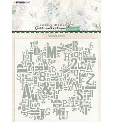 Studio Light kohokuviointikansio Jenine's Mindful Art, Grungy Letters