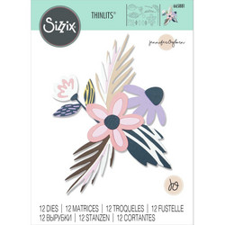 Sizzix Thinlits stanssisetti Bohemian Florals