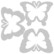 Sizzix Switchlits kohokuviointikansio sekä stanssisetti Detailed Butterflies