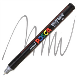 POSCA Ultra-Fine Paint Marker -kynä PC-1MR, hopea