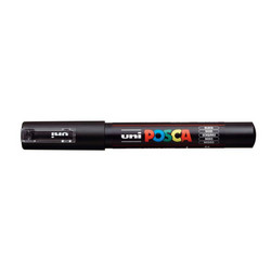 POSCA Extra-Fine Paint Marker -kynä PC-1M, musta