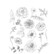 Stampers Anonymous, Tim Holtz leimasinsetti Floral Elements