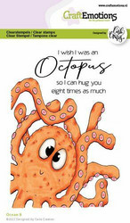 CraftEmotions Carla Creaties leimasin Ocean 8
