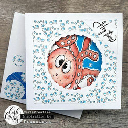 CraftEmotions Carla Creaties leimasin Ocean 8