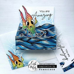 CraftEmotions Carla Creaties leimasin Ocean 11