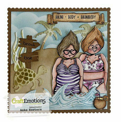 CraftEmotions leimasin Summer Sweethearts