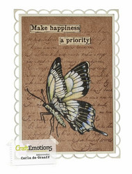 CraftEmotions leimasin Butterflies