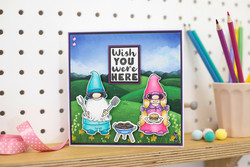 Crafter's Companion Garden Gnomes leimasin There's Gnome One Like You