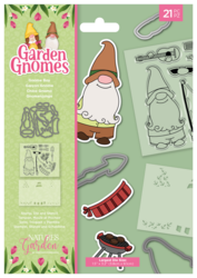 Crafter's Companion Garden Gnomes leimasin, stanssi -ja sapluunasetti Gnome Boy