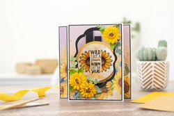 Crafter's Companion  The Sunflower Collection -paperipakkaus, 12
