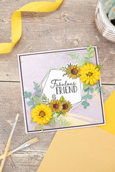 Crafter's Companion The Sunflower Collection leimasin- ja stanssisetti Fabulous Frame