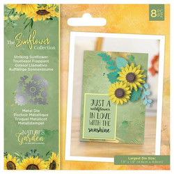 Crafter's Companion The Sunflower Collection stanssi Striking Sunflower