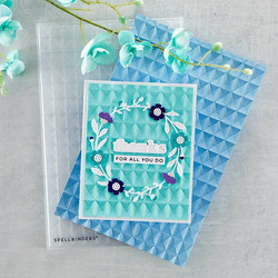 Spellbinders 3D kohokuviointikansio Tile Mosaic