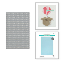 Spellbinders kohokuviointikansio Hand Drawn Scallops