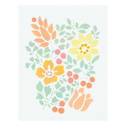 Spellbinders Cathe Holden -sapluuna Layered Vintage Floral