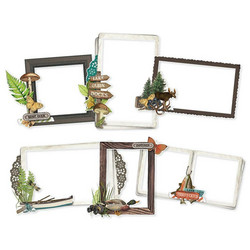 Simple Stories Simple Vintage Vintage Lakeside Chipboard Frames -kehykset