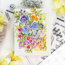 Pinkfresh Studio stanssi Fancy Rose Bunch