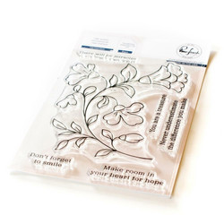 Pinkfresh Studio leimasinsetti Folk Floral Stem