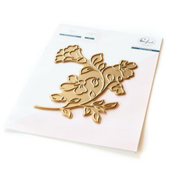 Pinkfresh Studio Hot Foil -kuviolevy Folk Floral Stem