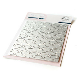 Pinkfresh Studio stanssi Dotted Scallops Cover Plate
