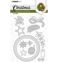 Studio Light Christmas Essential stanssisetti Circle Label