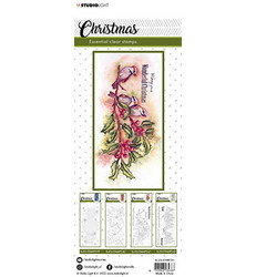 Studio Light Christmas Essential leimasin Slimline Birds
