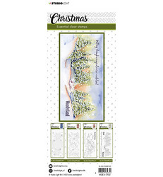 Studio Light Christmas Essential leimasin Slimline Snow Forest
