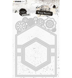 Studio Light Vintage Treasures stanssisetti Card Shape Industrial