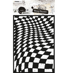 Studio Light Vintage Treasures -sapluuna Checkered