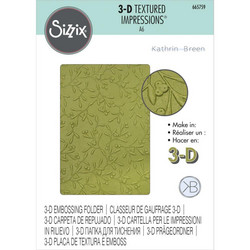 Sizzix 3D Textured Impressions kohokuviointikansio Delicate Mistletoe
