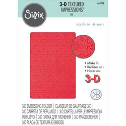 Sizzix 3D Textured Impressions kohokuviointikansio Winter Sweater