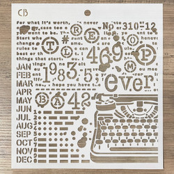 Ciao Bella sapluuna Typewriting, 8