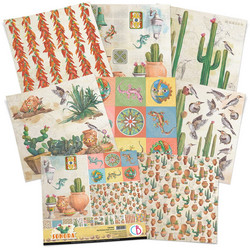 Ciao Bella Patterns Pad paperipakkaus Sonora, 12