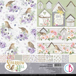 Ciao Bella Patterns Pad paperipakkaus Sparrow Hill, 12