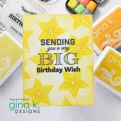 Gina K. Designs leimasin Big Birthday